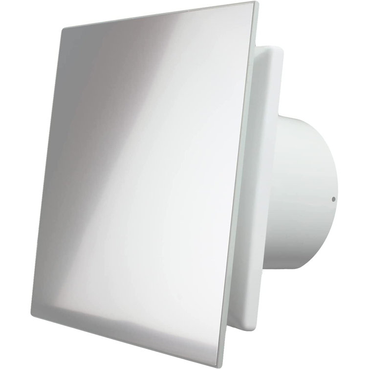 Symple Stuff NAZAIR Humidistat Bathroom Extractor Fan With Chrome Cover | Wayfair.co.uk